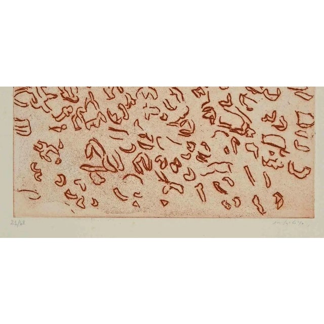 Untitled is an etching realized by the Italian artist Antonio Sanfilippo. Hand-signed in pencil on the lower right....