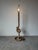 Bring timeless French-inspired organic design into your space with this striking vintage floor lamp in the style of Audoux...
