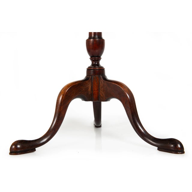Rare English Queen Anne Antique Miniature Salesman Sample Tilt-Top Table For Sale - Image 10 of 16