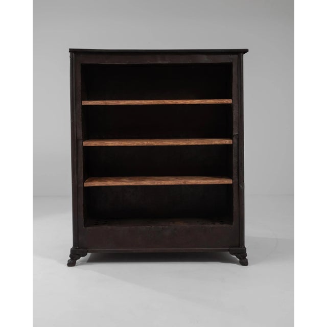 Antique Belgian Industrial Metal Cabinet For Sale - Image 9 of 13