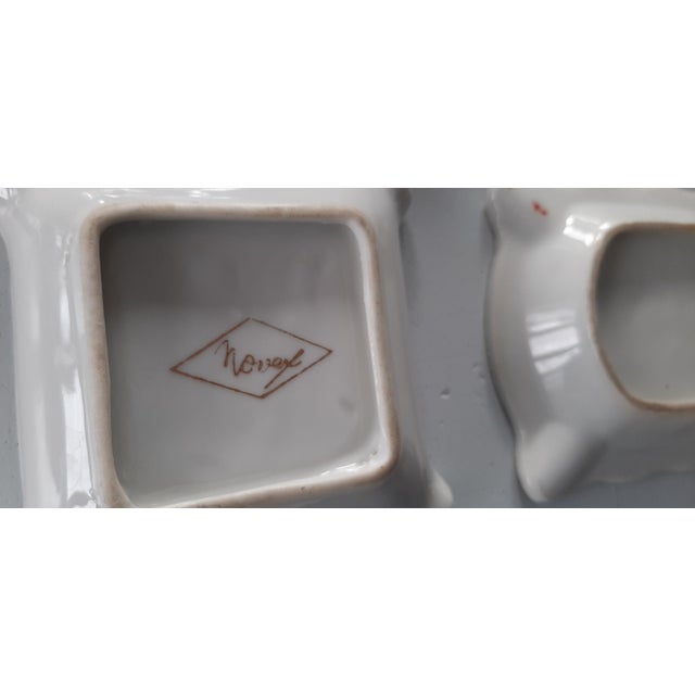 Brown Porcelain Ashtrays, 1950s, Set of 8 For Sale - Image 8 of 13