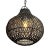 Organic Modern Black Wicker Bawang Pendant Light Small For Sale In Los Angeles - Image 6 of 8