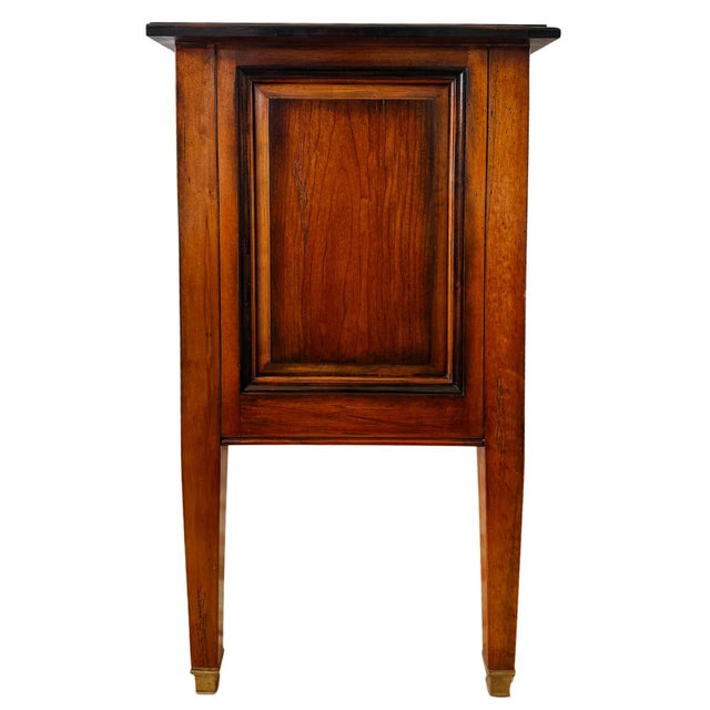 Neoclassical French-Style Cherry 2-Drawer Server Chest by Hickory White For Sale In San Diego - Image 6 of 9