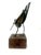 William Bowie Attributed Brutalist Bronze Welded Sandpiper Sculpture 1970 For Sale - Image 4 of 6