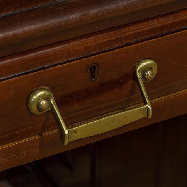 Scott Mahogany Roll Top Desk, 1890s For Sale - Image 17 of 18