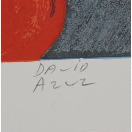 Artist: David Azuz, Israeli/French (1942 - ) Title: Tropical Flowers Year: Circa 1980 Medium: Lithograph, signed and...