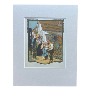 Gustave Baumann "September" - "All the Year Round" Color Woodcut in 11x14 Mat, 1912