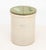 Robinson Ransbottom Stoneware 15 Gallon Covered Crock, with hand-painted fruit motif green ground wood lid, marked with...
