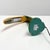 Green Sea Green and Yellow Toucan Lamp by H.T. Huang for Huanglite, 1980s For Sale - Image 8 of 9