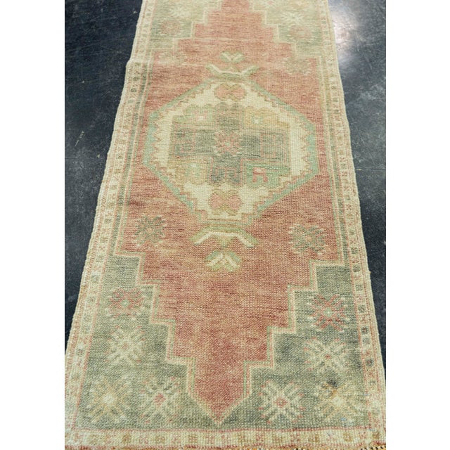 Turkish Mini Rug Oriental Hand Knotted Vintage Rug 1'7" x 3'6" #20742 Explore a curated collection of hallway runners,...