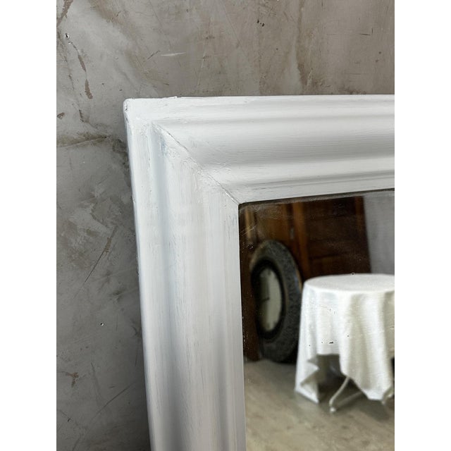 Antique Mirror with Wooden Frame, 1890s For Sale - Image 6 of 9
