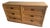 1970s Dixie Wicker Weave Wooden Double Dresser For Sale