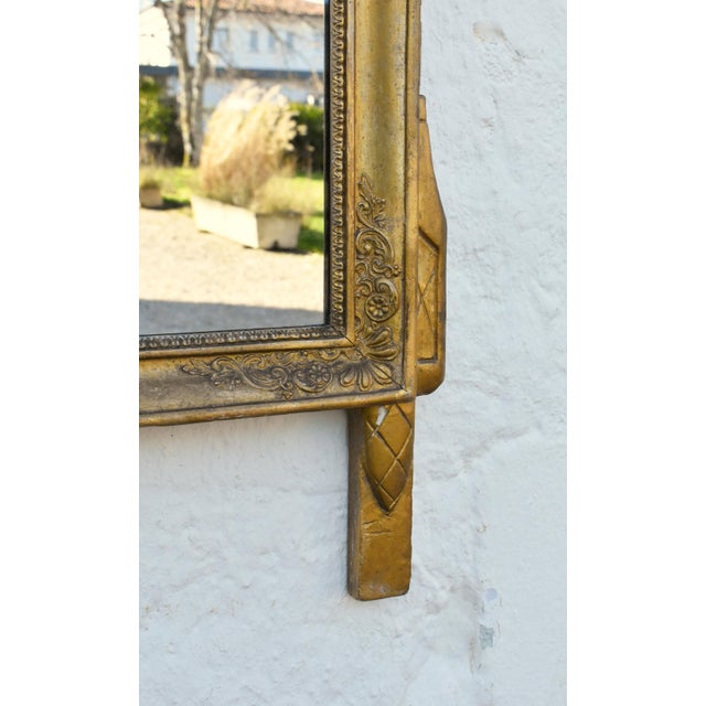 Gold French Wall Mirror in Gilt Wood, 1890s For Sale - Image 8 of 13
