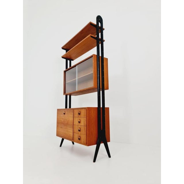 Mid-Century Danish Freestanding Bookshelf System in Teak by Bengt Ruda, 1960s For Sale - Image 13 of 18