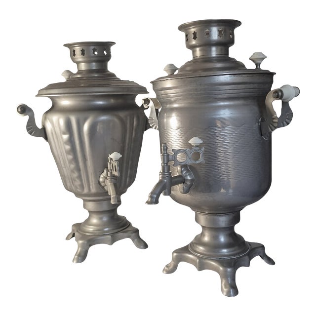 Two Russian Samovars For Sale