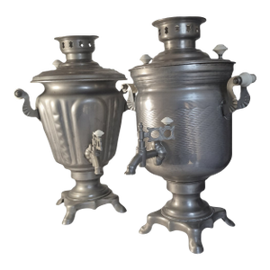 Two Russian Samovars
