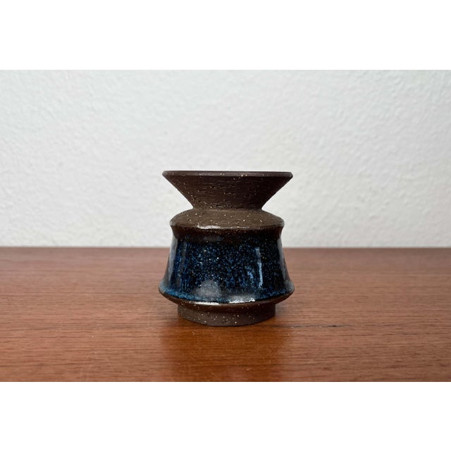 Mid-Century Modern Danish Studio Pottery 6310 Candleholder from Michael Andersen Keramik, Bornholm, 1960s For Sale - Image 4 of 11