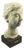 Lithoceramic Bust of Lady by Giuseppe Ursi for Piccinelli, 20th Century For Sale