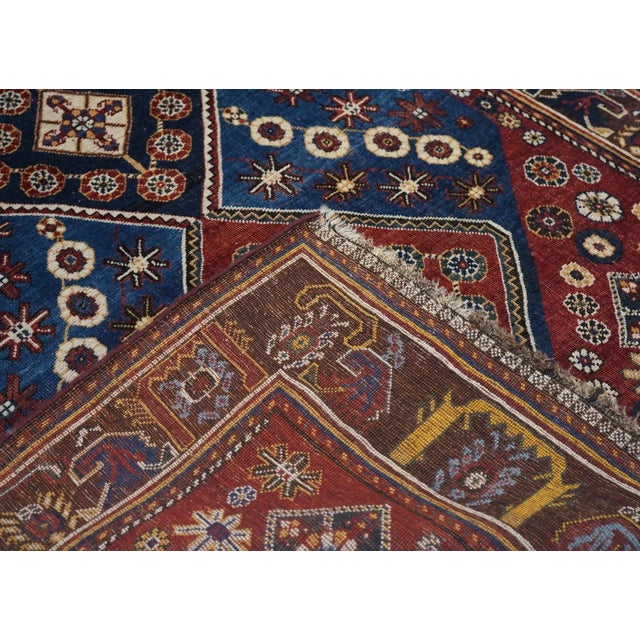 Traditional Antique Qashqai Rug 4'1'' x 6'10'' For Sale - Image 3 of 10