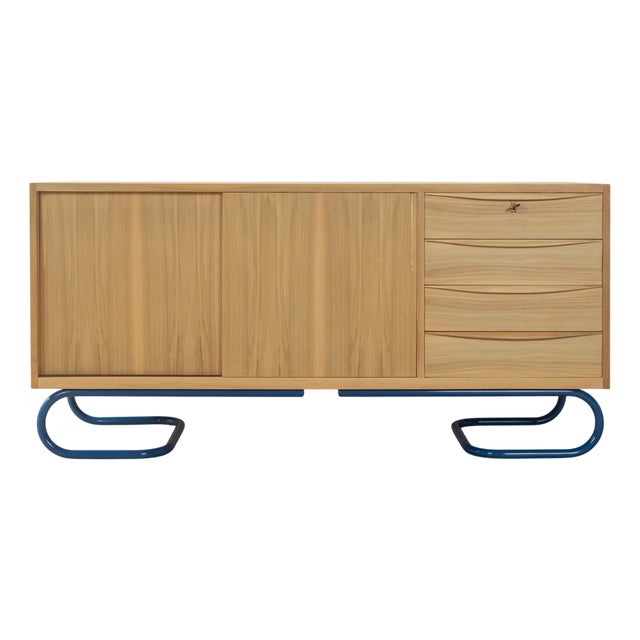 Bauhaus Sideboard in Walnut, 1950s For Sale