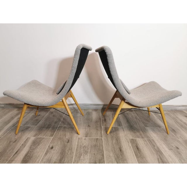 Mid-Century Modern Set of Armchairs by Miroslav Navratil For Sale - Image 3 of 18