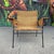 Mid-Century Modern Van Keppel-Green Rattan and Iron Patio Chair For Sale - Image 3 of 12