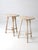 Pair of Vintage Cottage Pedestal Side Tables For Sale - Image 4 of 17