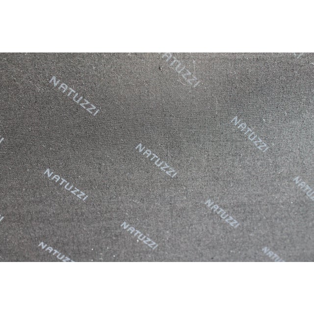 1960's Italian Art Deco Style Leather Swivel Club Chair For Sale - Image 12 of 13