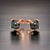 Diamond Large Tahitian Pearl Earrings 14k Rose Gold Certified For Sale - Image 4 of 14