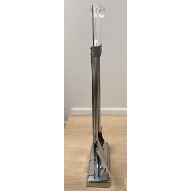 Vintage 1970s Mid-Century Modern Fireplace Tool Set For Sale - Image 6 of 6