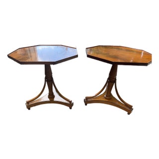 Pair of Continental Biedermeier-Style Side Tables For Sale