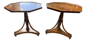 Pair of Continental Biedermeier-Style Side Tables