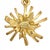 Kenneth Jay Lane Designer Gold Swarovski Crystal Starburst Drop Post Earrings, A Pair For Sale - Image 10 of 11