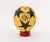 Christopher Suarez (American, b. 1994) Soccer Ball Pottery Sculpture, depicting a Club America star decorated ball, signed...