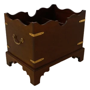 Chippendale Mahogany Magazine Rack