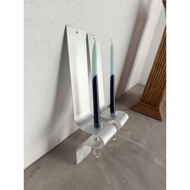 Vintage Soliflore Candleholders from Ikea, 1990s, Set of 2 For Sale - Image 9 of 18