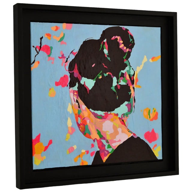 Early 21st Century Frédérique Tristant, Violette & Capucine, 2024, Mixed Media, Set of 2 For Sale - Image 5 of 12