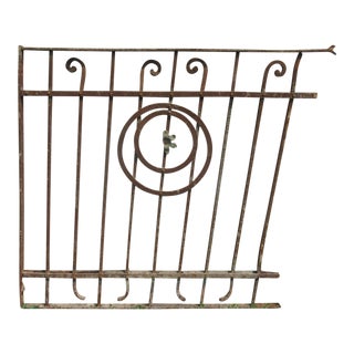Antique Victorian Iron Gate For Sale