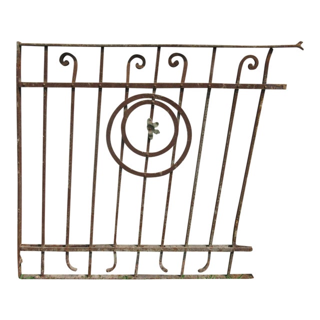 Antique Victorian Iron Gate For Sale