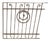 Antique Victorian Iron Gate For Sale