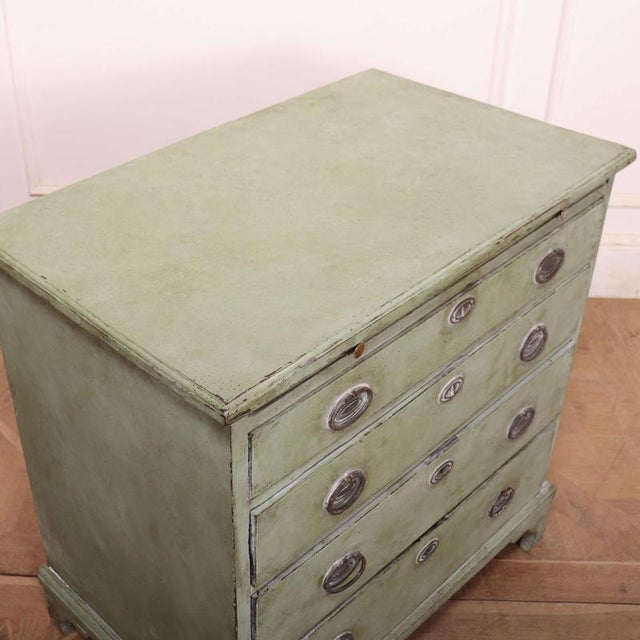 Small English Painted Chest of Drawers For Sale - Image 10 of 11