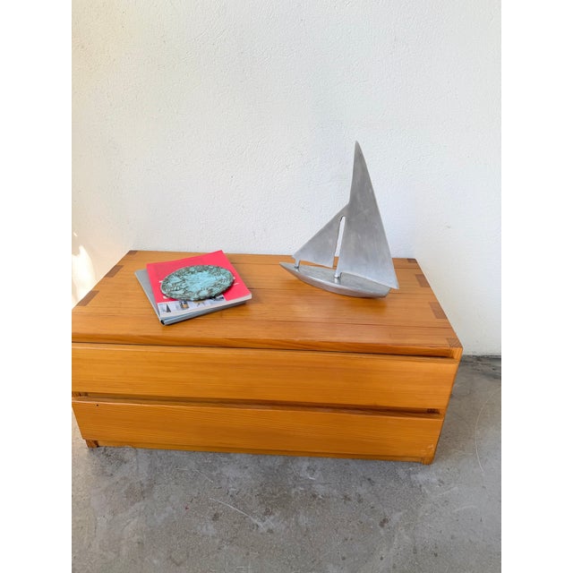 Vintage Polished Aluminum Sailboat, 1970s For Sale - Image 3 of 18