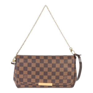 Damier Ebene Canvas Favorite MM