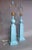 1980s 1980s Coastal Regency Aqua Fluted Obelisk Table Lamps - a Pair For Sale - Image 5 of 5