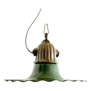 1930s Scalloped Street Pendant