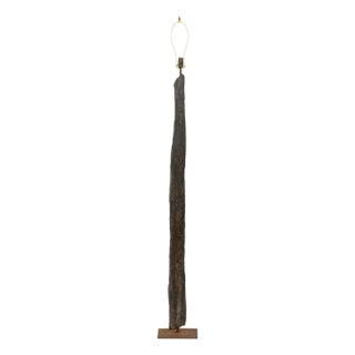 Petrified Wood Floor Lamp For Sale