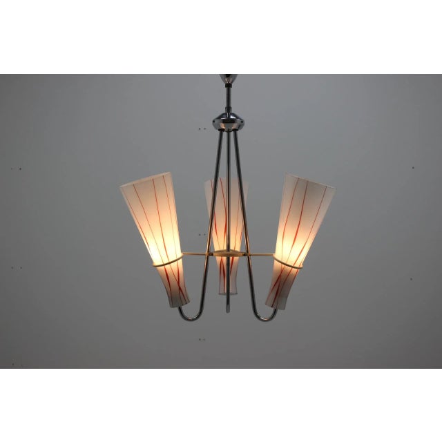 1960s Chrome Pendant Lamp, 1960s For Sale - Image 5 of 7