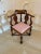 Antique Victorian Oak Corner Chair For Sale - Image 4 of 14