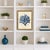 This is print (three) from our "Vintage Seaweed" series in blue. Please note there are 4 images in this series, see our...