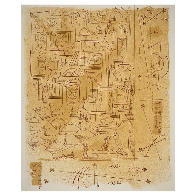 André Masson, Senological Urban Planning, Original Engraving For Sale